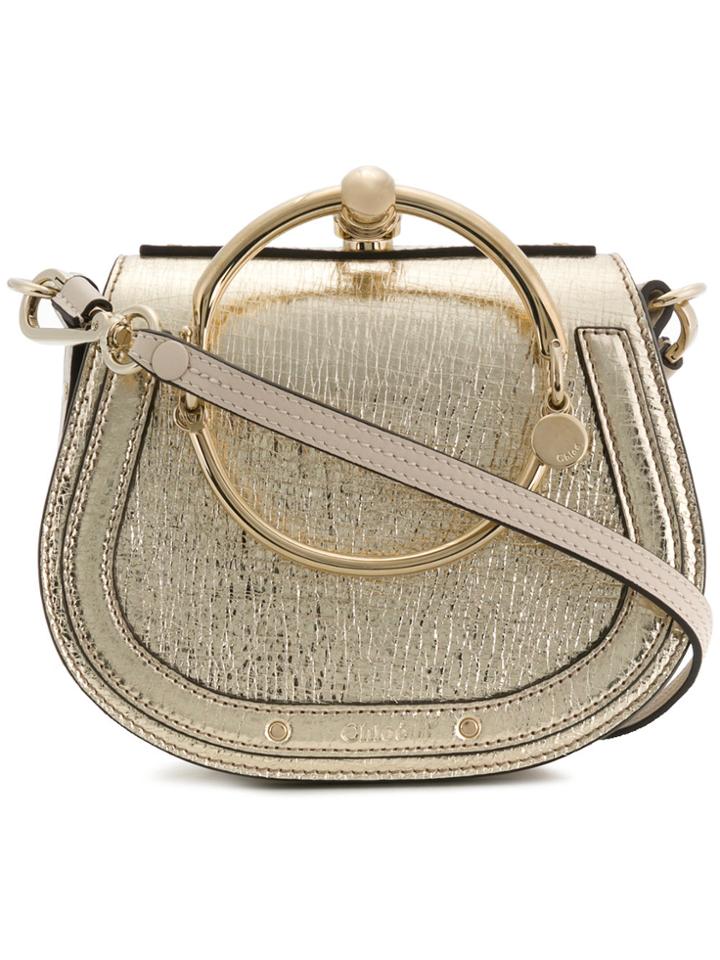 Chloé Nile Small Bracelet Bag - Metallic
