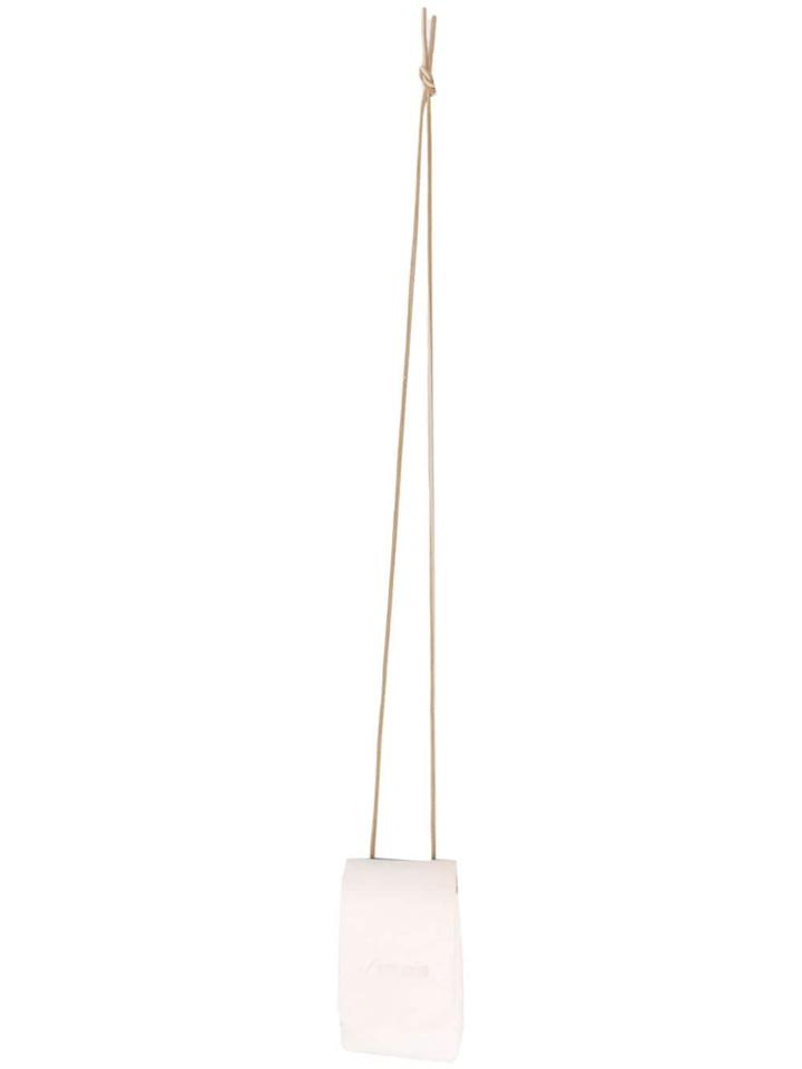 Uma Wang Hanging Purse Pouch - White