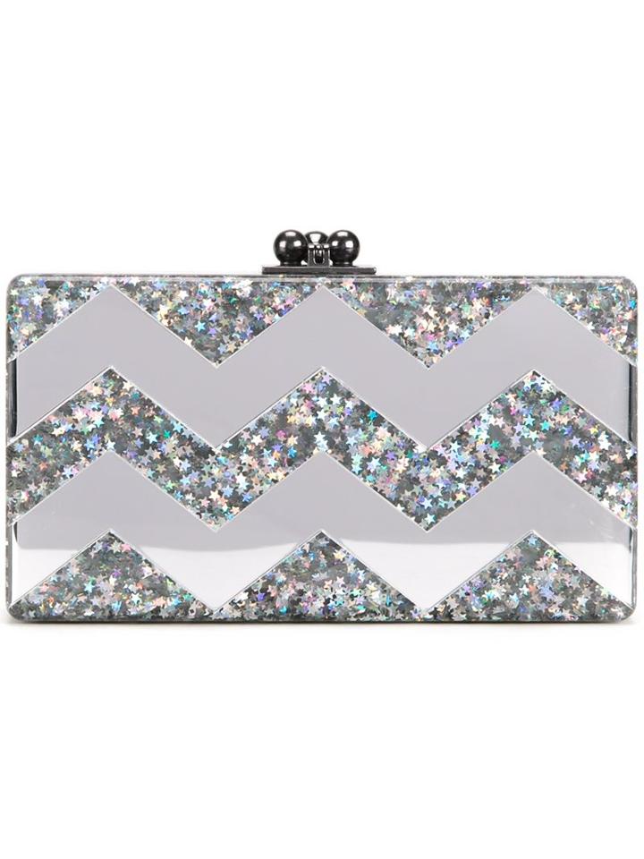 Edie Parker 'jean' Clutch, Women's, Grey