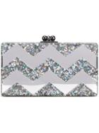 Edie Parker 'jean' Clutch, Women's, Grey