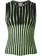 Fausto Puglisi Two-tone Ribbed Knit Top