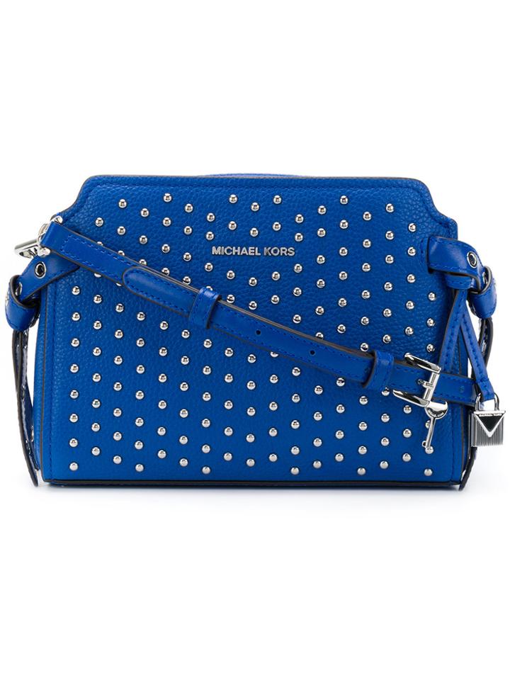 Michael Michael Kors Chic Design Crossbody Bag - Blue