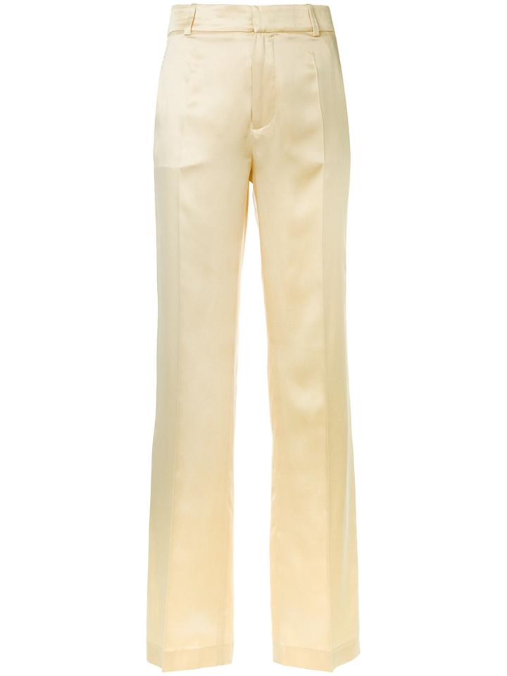 Joseph Wide Leg Trousers - Yellow & Orange