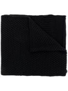 Undercover Oversized Knitted Scarf - Black