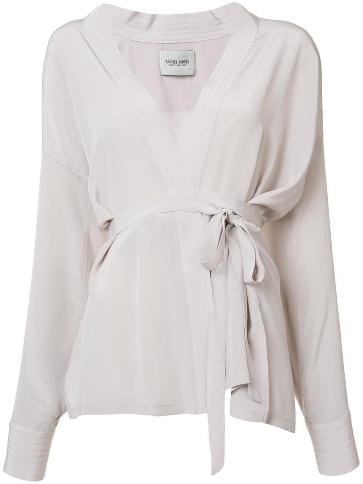 Rachel Comey Wrap Blouse, Women's, Size: Xs, Nude/neutrals, Silk