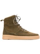 Filling Pieces Lace-up Ankle Boots - Green