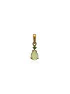 Jessie Western Tsavorite Gemstone Teardrop Pendant - Yellow