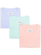 Maison Margiela Stereotype 3 Pack Cotton T-shirt - Multicoloured