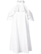 Zac Zac Posen Raia Ruffle Dress - White