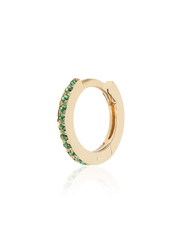Alemdara Nuran Hoop Earrings - Green