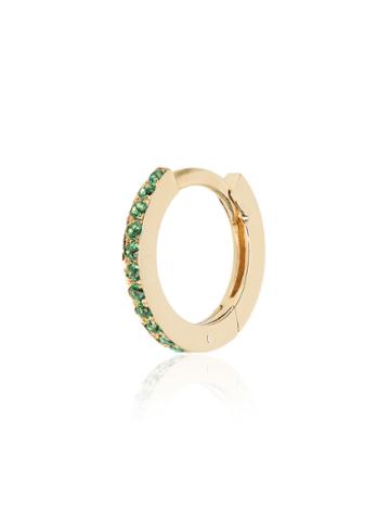 Alemdara Nuran Hoop Earrings - Green