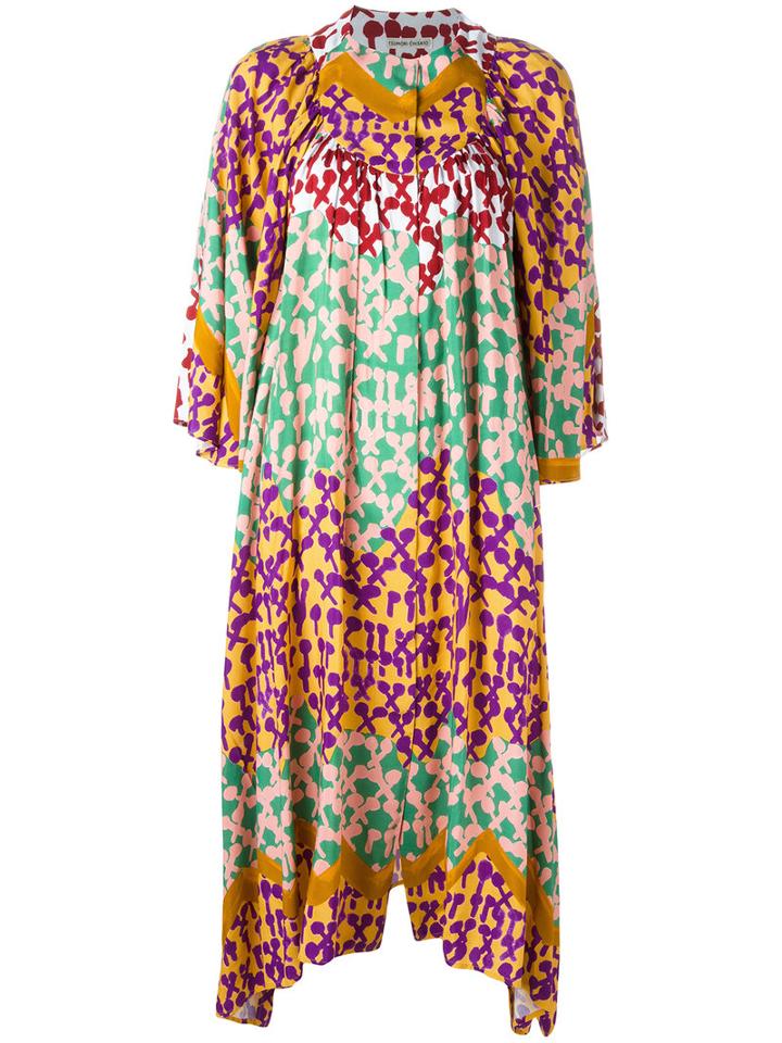 Tsumori Chisato Patterned Shift Dress, Women's, Size: Medium, Rayon