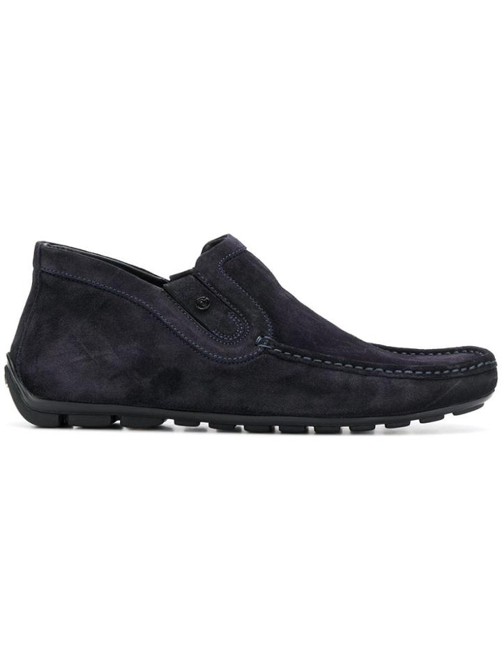 Baldinini Square Toe Lined Driving Shoes - Blue