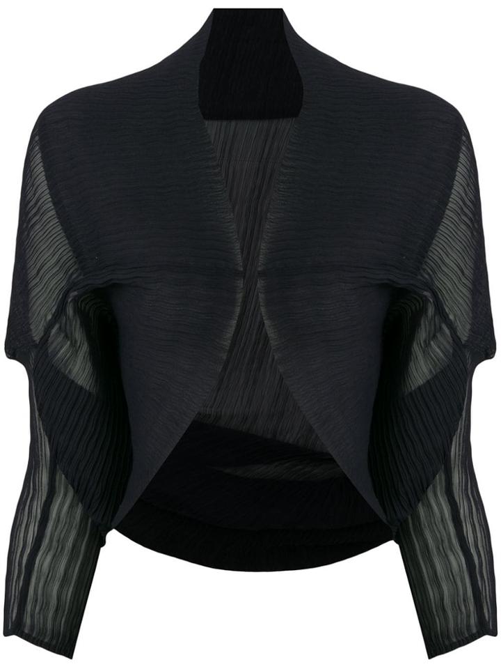 Max Mara Shawl Scarf Jacket - Blue
