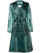 Dorothee Schumacher Belted Rain Coat - Blue