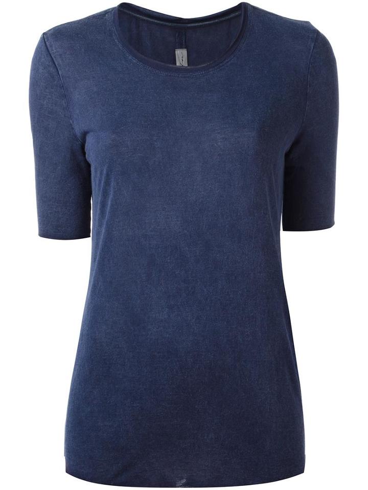 Raquel Allegra Washed Effect T-shirt, Women's, Size: 0, Blue, Rayon