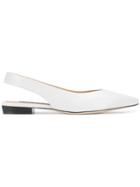 Sergio Rossi Low-heel Ballerina Shoes - White
