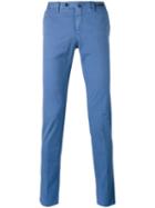Pt01 Super Slim Fit Chinos, Men's, Size: 50, Blue, Cotton/linen/flax/spandex/elastane
