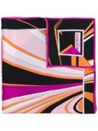 Emilio Pucci - Printed Scarf - Women - Silk - One Size, Pink/purple, Silk