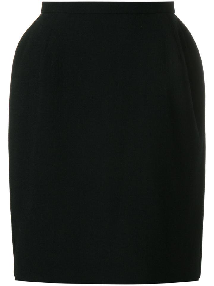 Nina Ricci High-waisted Straight Skirt - Black