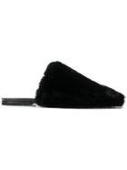 Maison Margiela Faux-fur Slip-on Mules - Black