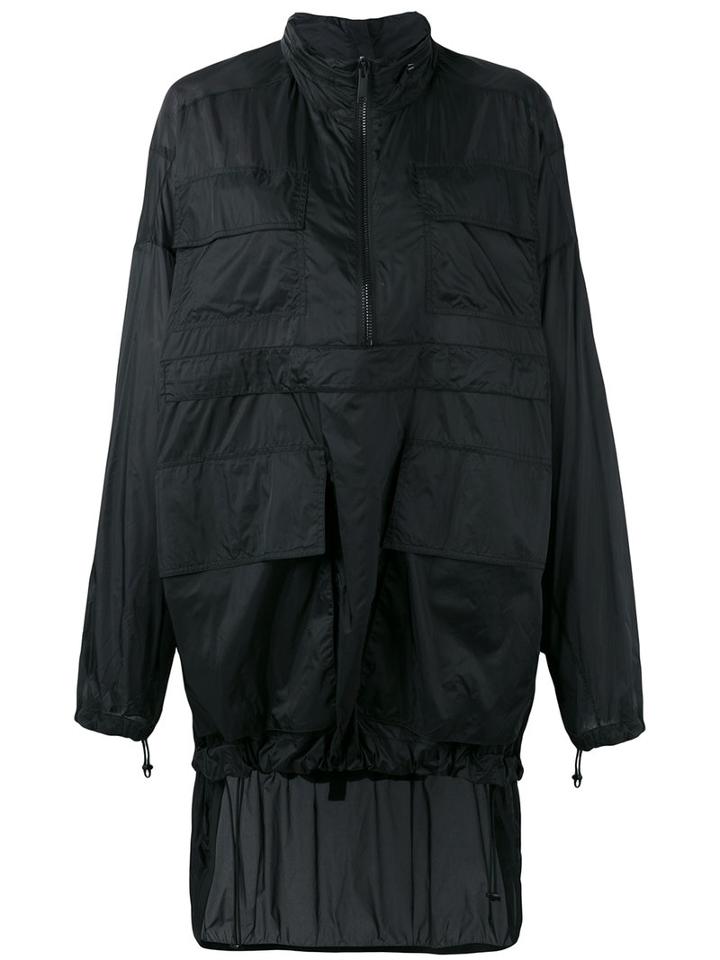 Vera Wang High Low Parka, Women's, Size: Xs/s, Black, Nylon