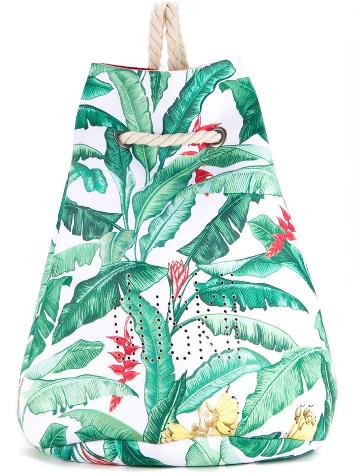 Duskii 'oasis' Beach Bag, Women's, Green, Neoprene