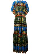No21 - Printed Maxi Dress - Women - Silk/acetate/viscose - 40, Silk/acetate/viscose