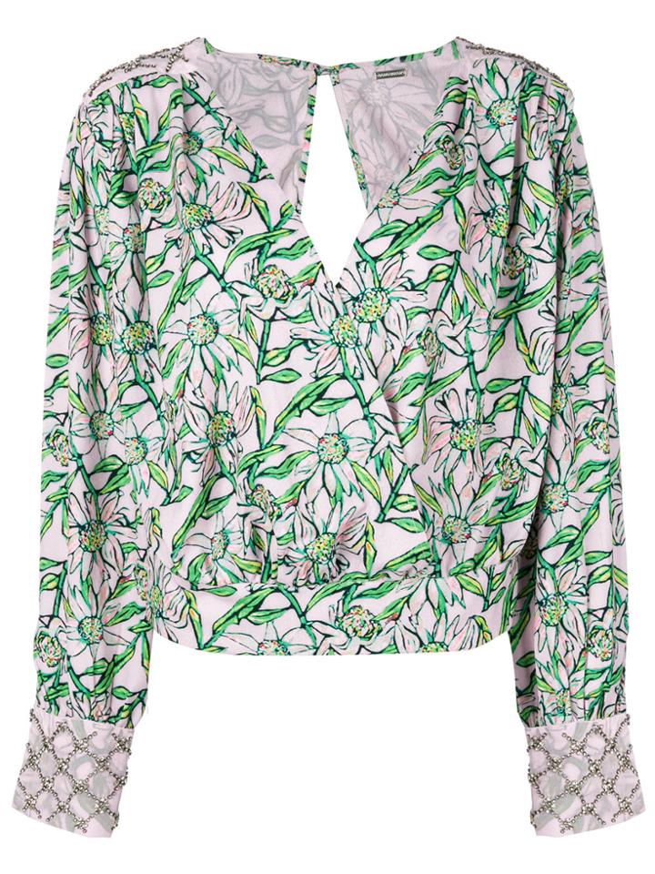 Dodo Bar Or Mirella Printed Blouse - Pink & Purple