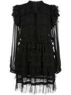 Cynthia Rowley Eloise Ruffle Dress - Black