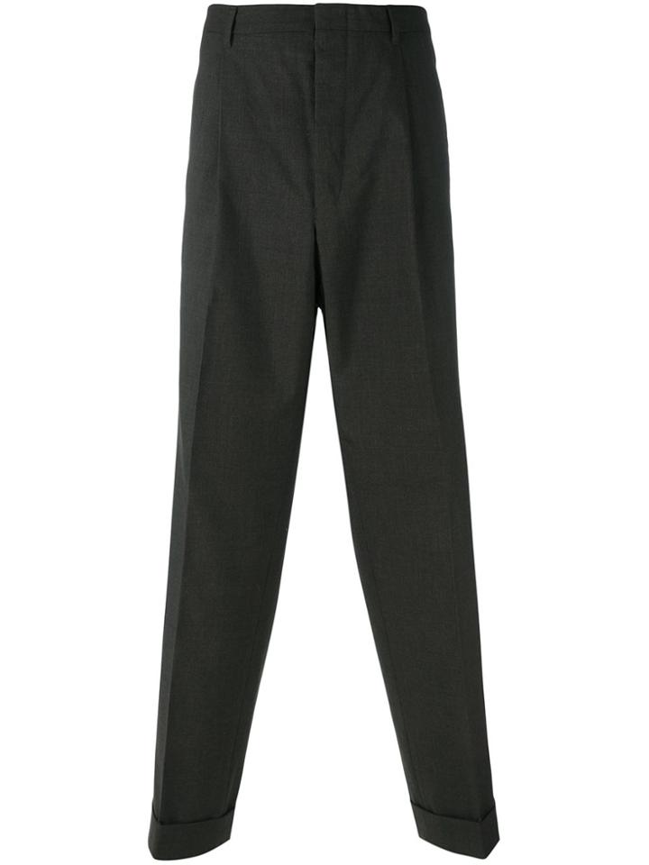 Romeo Gigli Vintage Straight Leg Trousers - Brown
