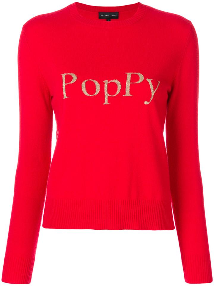 Cashmere In Love Kristie Sweater - Red