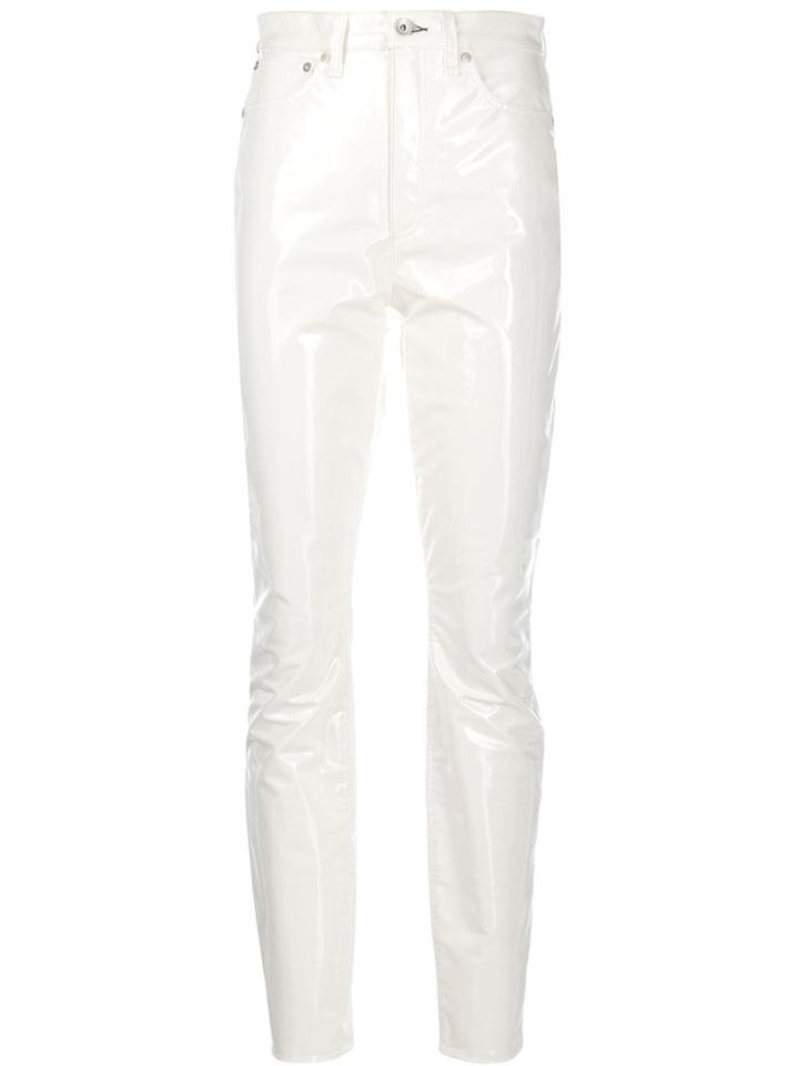 Rag & Bone High-waisted Skinny Trousers - White