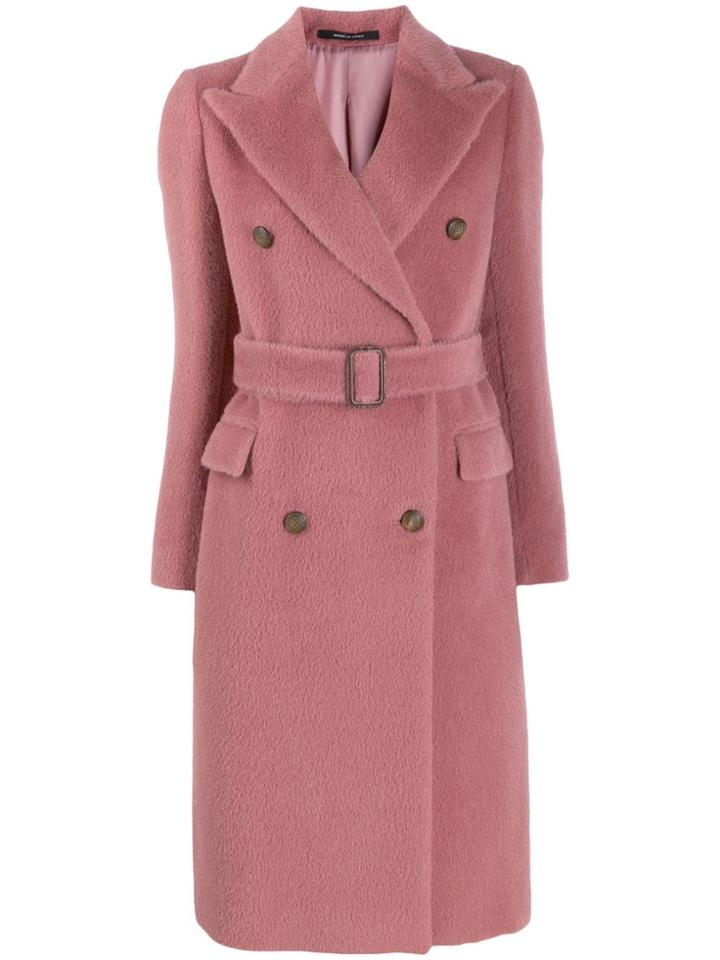 Tagliatore Jole Double-breasted Coat - Pink