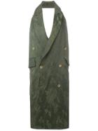 Uma Wang Roline Halterneck Top - Green