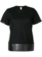 Comme Des Garçons Noir Kei Ninomiya Flared Short-sleeve Top - Black