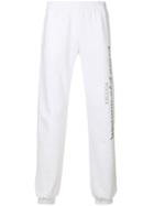 Visitor On Earth Relaxed Fit Logo Track Pants - Grey