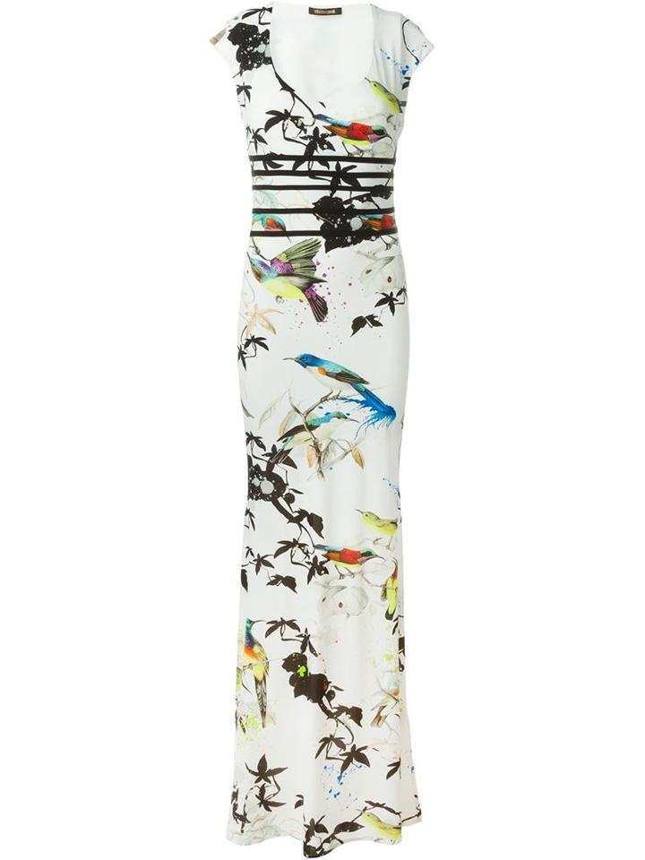 Roberto Cavalli Printed Mermaid Dress