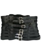 Manokhi Multi Belt Set - Black