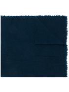 Faliero Sarti Fine Knit Classic Scarf - Blue