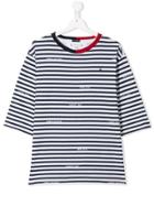 Tommy Hilfiger Junior Teen Striped T-shirt - Blue