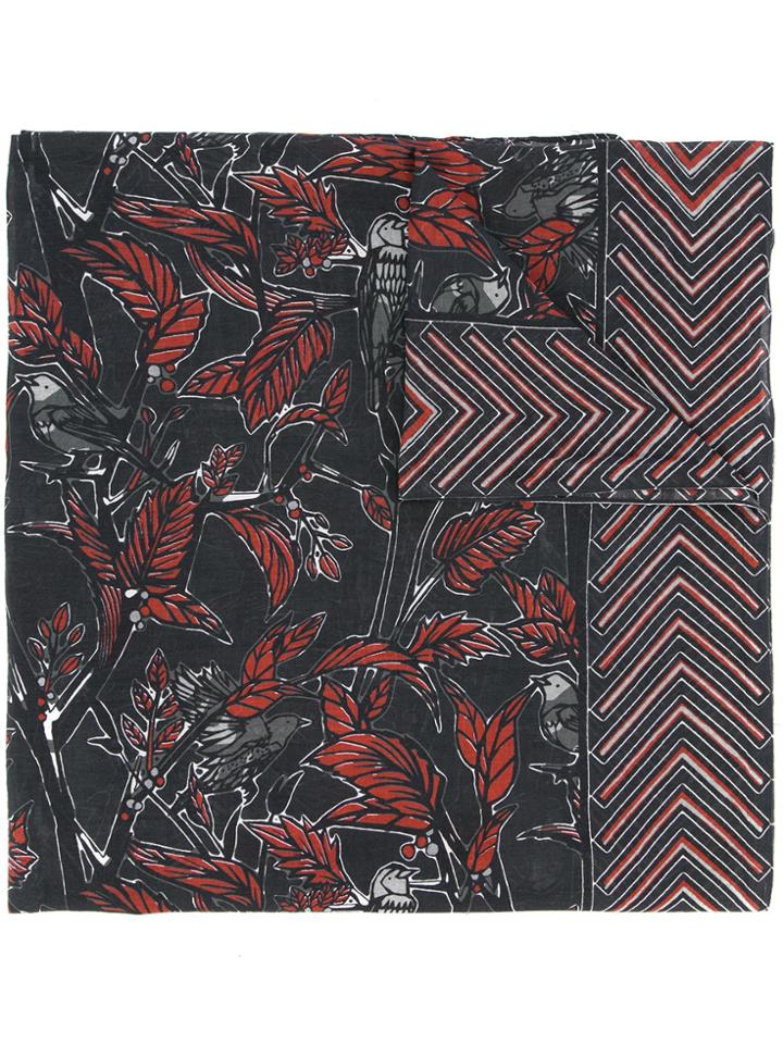 Yoshiokubo Dry Leaf Scarf - Black