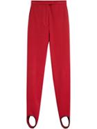 Burberry High-waisted Leggings - Red