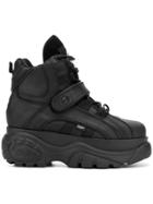 Buffalo Platform Hi-top Sneakers - Black