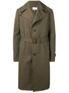 Maison Margiela Single Breasted Trench Coat - Green