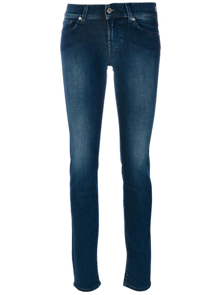 7 For All Mankind Super Skinny Jeans - Blue