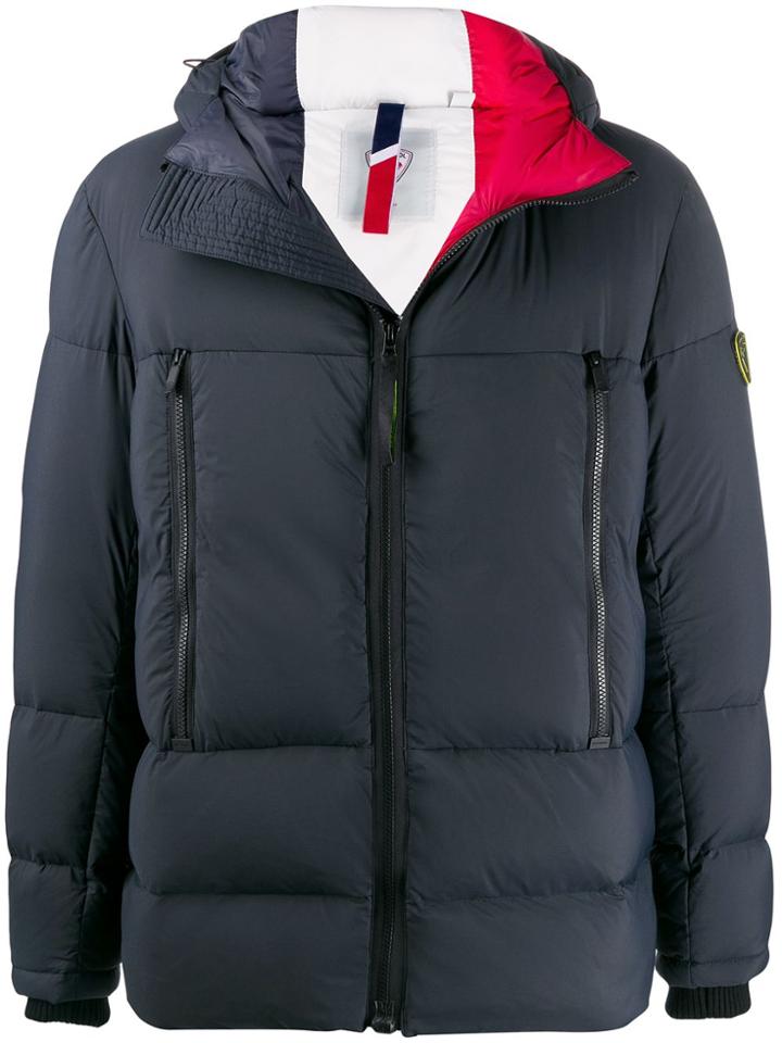 Rossignol Hooded Puffer Jacket - Blue