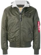 Alpha Industries Layered Bomber Jacket - Grey