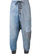 Greg Lauren Loose Fit Jeans, Men's, Size: 4, Blue, Cotton