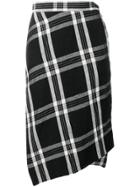 Vivienne Westwood Anglomania Asymmetrical Pencil Skirt - Black